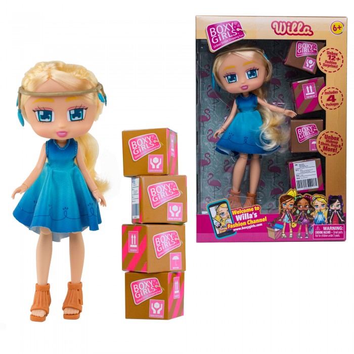 

1 Toy Кукла Boxy Girls Willa с аксессуарами 20 см, Кукла Boxy Girls Willa с аксессуарами 20 см