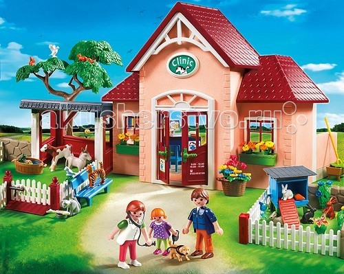 

Конструктор Playmobil Ветеринарная клиника