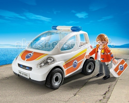

Конструктор Playmobil Береговая охрана: Машина первой помощи