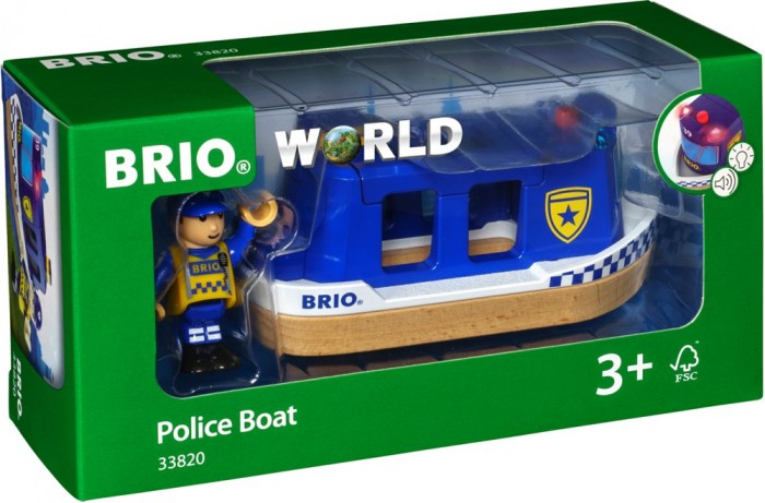 

Brio Игровой набор Полицейский катер, Игровой набор Полицейский катер
