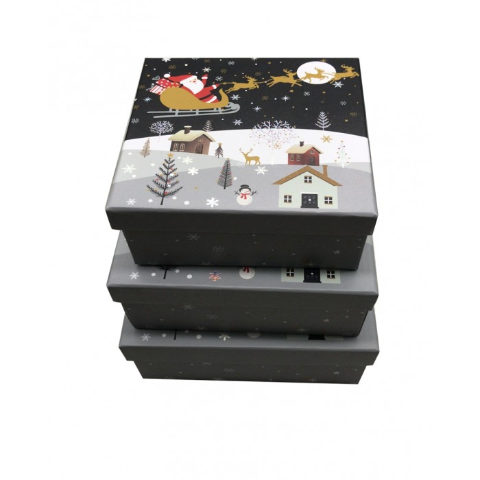 

Pioneer Набор квадратных подарочных коробок 3 в 1 73880, Набор квадратных подарочных коробок 3 в 1 73880