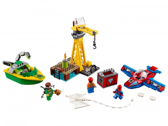 Lego Lego Человек-паук: похищение бриллиантов Доктором Осьминогом lego похищение бриллиантов доктором осьминогом разноцветный