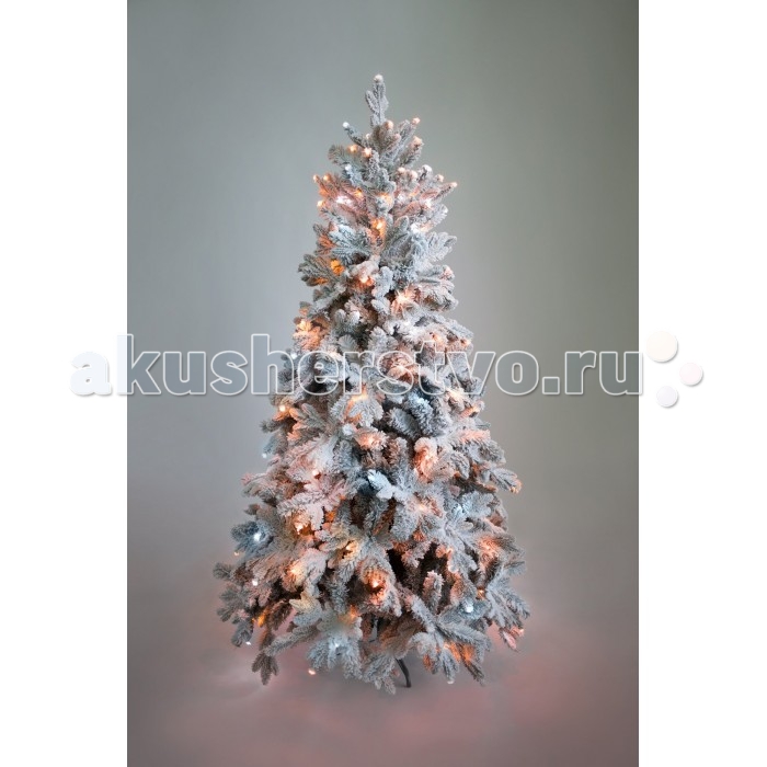 

Crystal Trees Искусственная Ель Габи заснеженная с вплетенной гирляндой 120 см, Искусственная Ель Габи заснеженная с вплетенной гирляндой 120 см