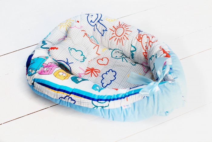фото SlingMe Кокон-гнездышко Класс с подушкой