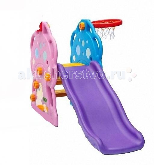 Горка Perfetto Sport Грибок PS-024Грибок PS-024 Горка Perfetto Sport Грибок PS-024Грибок PS-024Детская горка волнистая Грибок PS-024 устойчива и удобна. Благодаря качественному материалу и небольшим размерам она может использоваться как в помещении, так и на улице. Детишки просто обожают горки! А горка с поверхностью в виде скользящей волны вызовет восторг у малышей и станет любимым местом для игры на свежем воздухе. Более того, горка идет с баскетбольной корзиной. Горка имеет удобную для малышей лесенку, состоящую из трех ступеней. Боковые стороны горки оформлены в виде забавного грибка. Горка изготовлена из прочного экологически чистого пластика, безопасного для людей, конструкция прочная и надежная, прослужит долгие годы. Занимаемая площадь: 1,78 х 0,86 х 1,13 м Высота горки: 113 см Высота ската: 57 см Длина ската: 110 см Допустимая нагрузка: 60 кг<br>