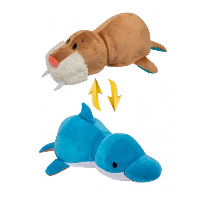 

Мягкая игрушка 1 Toy Вывернушка Морж и Дельфин 20 см, Вывернушка Морж и Дельфин 20 см