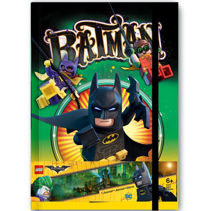 

Lego Книга для записей (96 листов) с резинкой Batman Movie, Книга для записей (96 листов) с резинкой Batman Movie