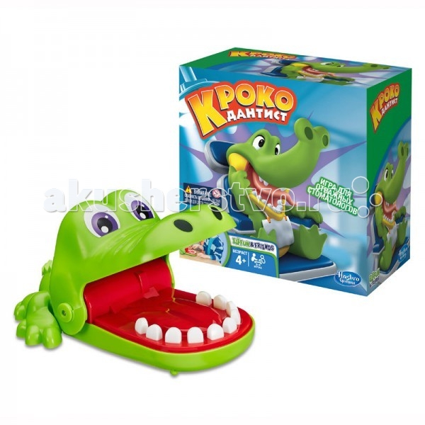 

Hasbro Games Игра Крокодильчик дантист, Games Игра Крокодильчик дантист
