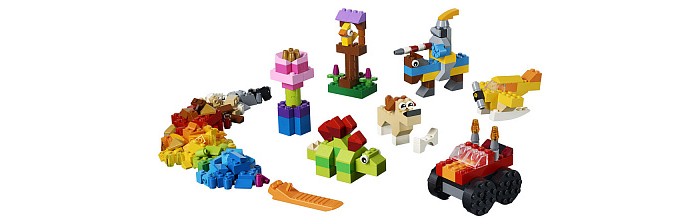 

Конструктор Lego Classic 11002 Базовый набор кубиков, Classic 11002 Базовый набор кубиков