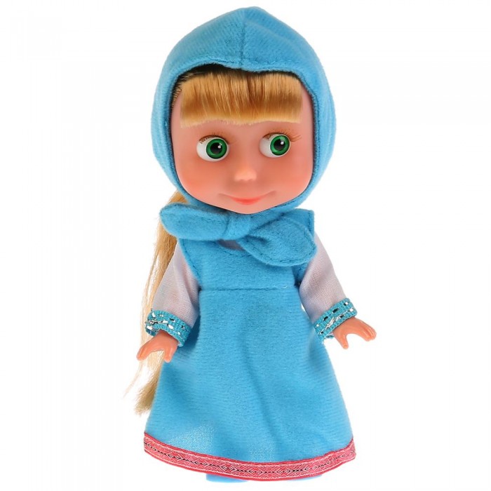 Купить Куклы и одежда для кукол, Карапуз Кукла Маша в голубом платье 15 см