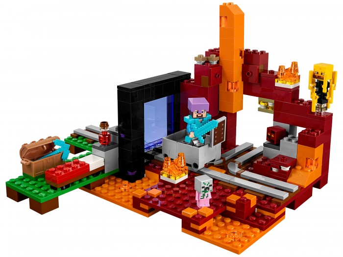 

Конструктор Lego Minecraft 21143 Портал в Подземелье, Minecraft 21143 Портал в Подземелье