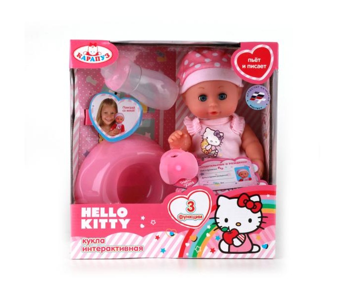 

Карапуз Пупс Hello Kitty 20 см, Пупс Hello Kitty 20 см