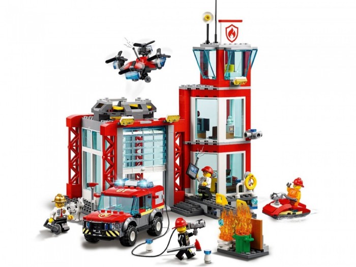 

Конструктор Lego City 60215 Fire Пожарное депо, City 60215 Fire Пожарное депо