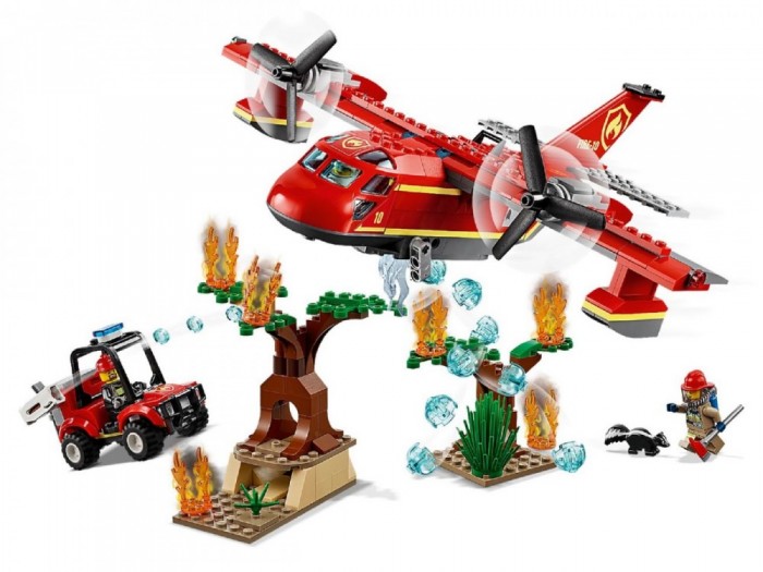 

Конструктор Lego City 60217 Fire Пожарный самолёт, City 60217 Fire Пожарный самолёт