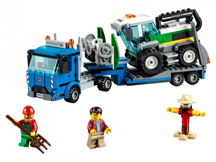 

Конструктор Lego City 60223 Great Vehicles Транспортировщик для комбайнов, City 60223 Great Vehicles Транспортировщик для комбайнов