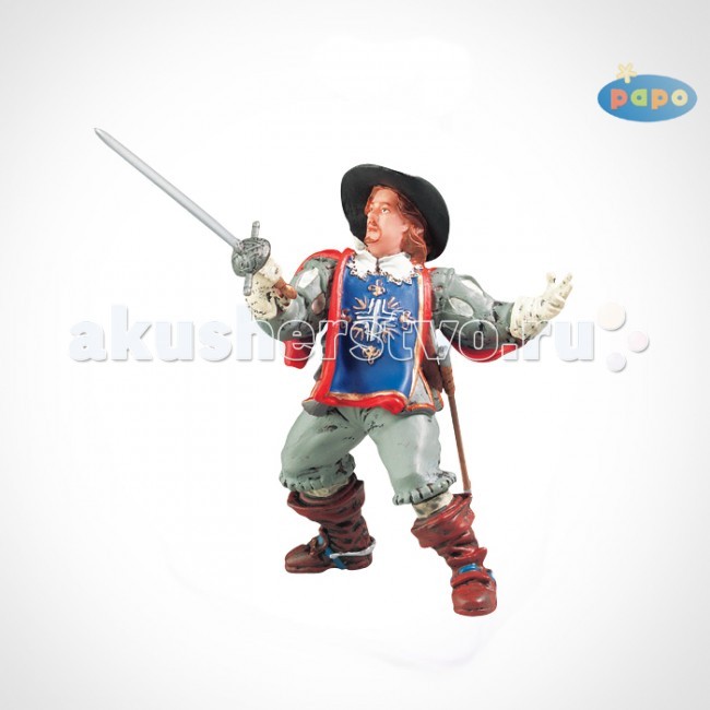 

Papo Игровая реалистичная фигурка Портос, Игровая реалистичная фигурка Портос