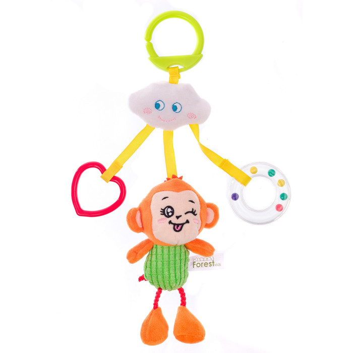 

Подвесная игрушка Forest kids Обезьянка с колечками, Обезьянка с колечками