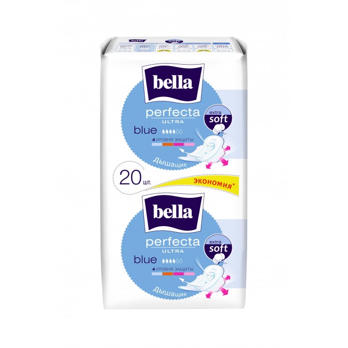 Гигиенические прокладки Bella Гигиенические прокладки супертонкие Perfecta Ultra Blue 2x10 шт.