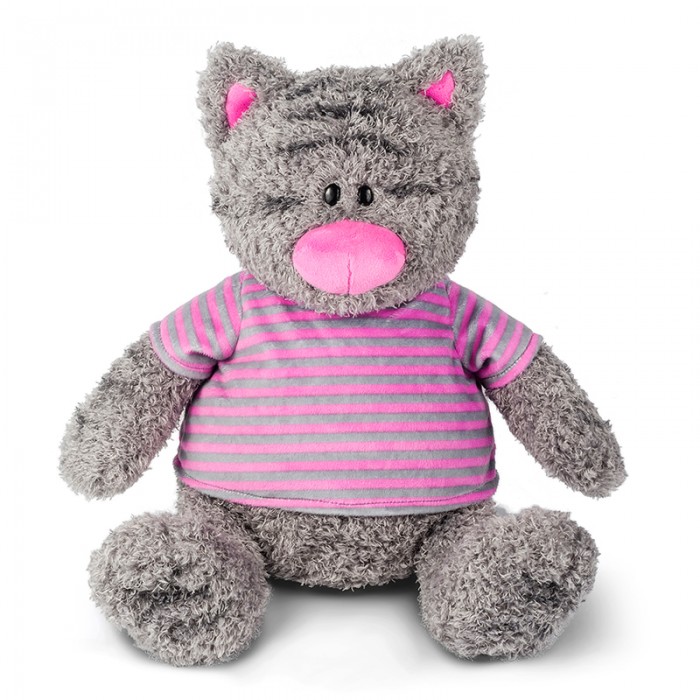 

Мягкая игрушка Maxitoys Серый Кот в Полосатой Майке 50 см, Серый Кот в Полосатой Майке 50 см