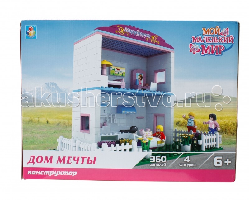 

Конструктор 1 Toy Мой маленький мир Дом мечты (360 деталей), Мой маленький мир Дом мечты (360 деталей)