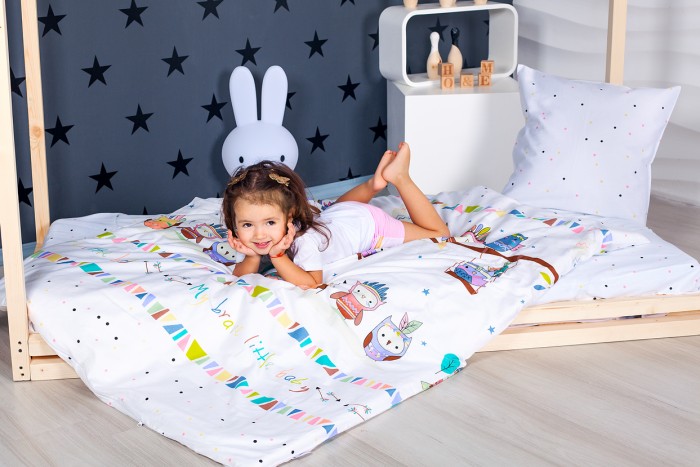 Комплект в кроватку Makkaroni Kids Храбрые инди (4 предмета) 160х80 см