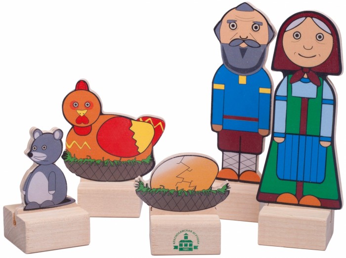 Краснокамская игрушка Персонажи сказки Курочка ряба Н-67