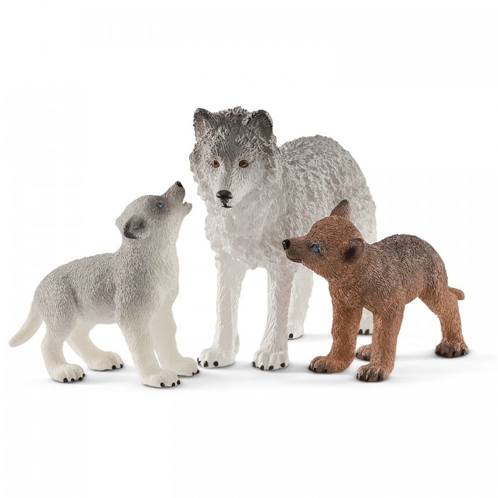 

Schleich Игровые фигурки Самка волка со щенками, Игровые фигурки Самка волка со щенками