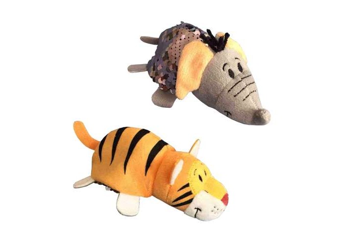 

Мягкая игрушка 1 Toy Вывернушка Слон-Тигр Блеск с паетками 12 см, Вывернушка Слон-Тигр Блеск с паетками 12 см