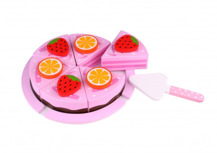 

Деревянная игрушка Tooky Toy Набор Фруктовый торт, Набор Фруктовый торт