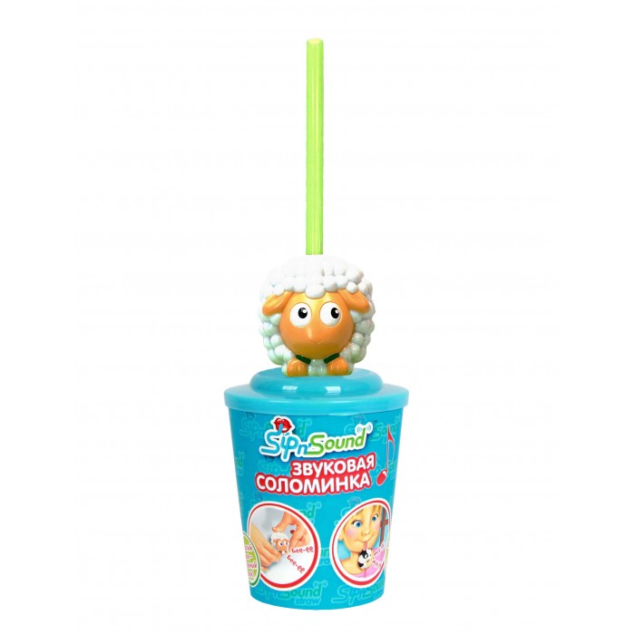 

Поильник Sip'n Sound Звуковая соломинка Овечка, Звуковая соломинка Овечка