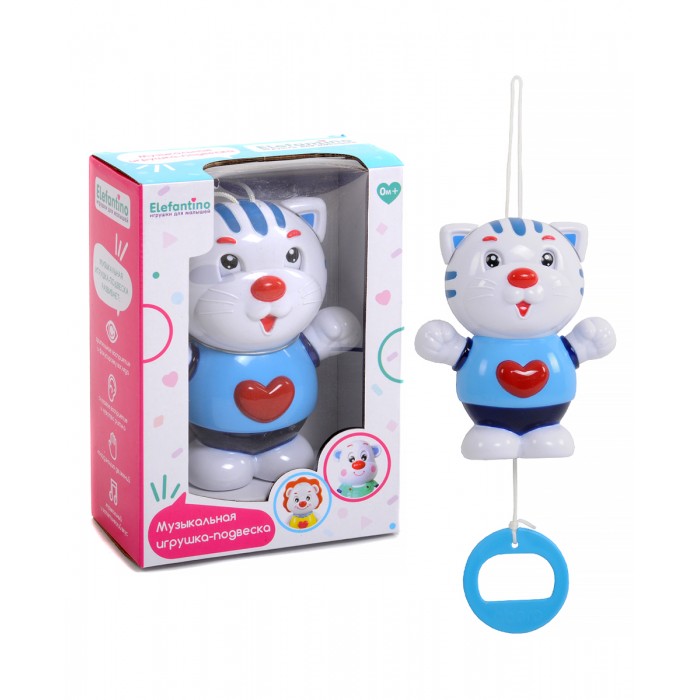 

Подвесная игрушка Elefantino музыкальная IT103742, музыкальная IT103742