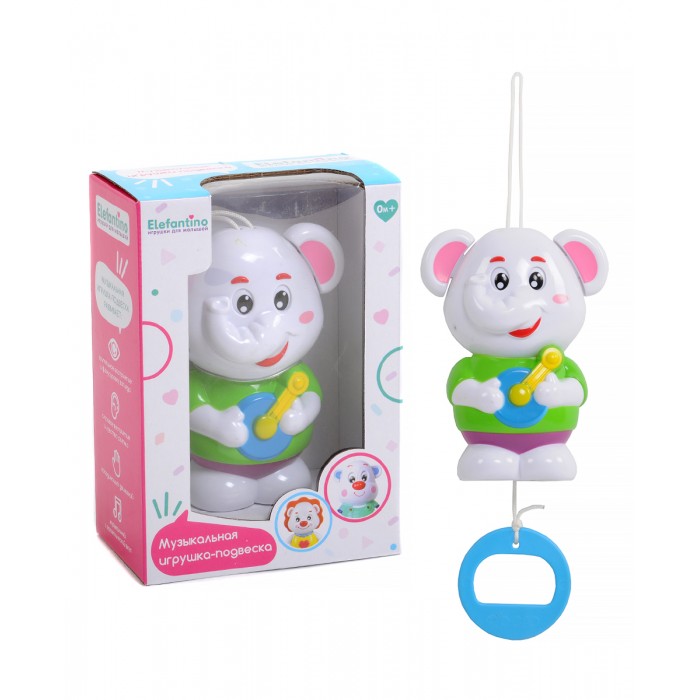 

Подвесная игрушка Elefantino музыкальная IT103743, музыкальная IT103743