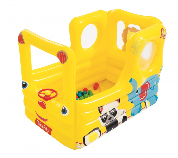 

Bestway Игровой центр Fisher Price Школьный автобус, Игровой центр Fisher Price Школьный автобус