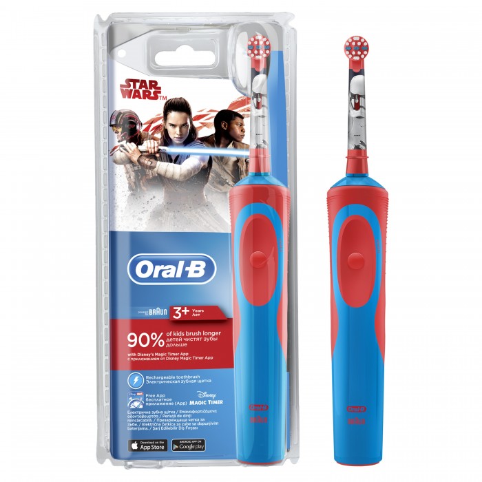 

Oral-B Детская электрическая зубная щетка Stages Power Звездные Войны