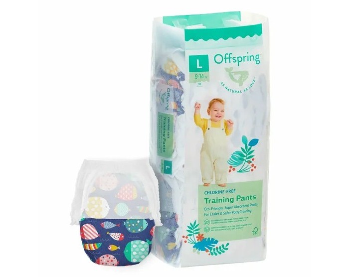 Offspring Подгузники-трусики Рыбки L (9-14 кг) 36 шт.