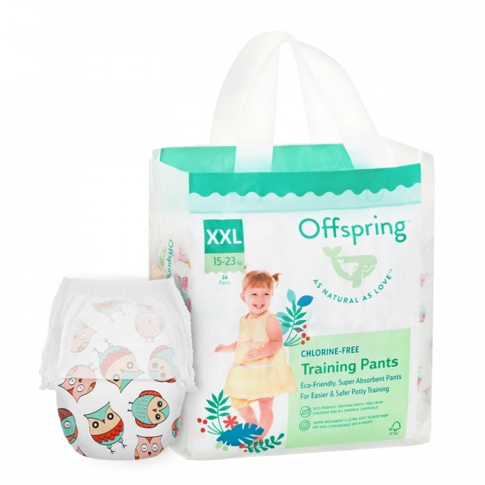 фото Offspring Подгузники-трусики Совы XXL (15-23 кг) 24 шт.