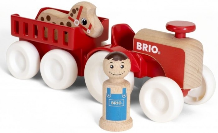 

Деревянная игрушка Brio Набор Мой родной дом Фермерский трактор, Набор Мой родной дом Фермерский трактор