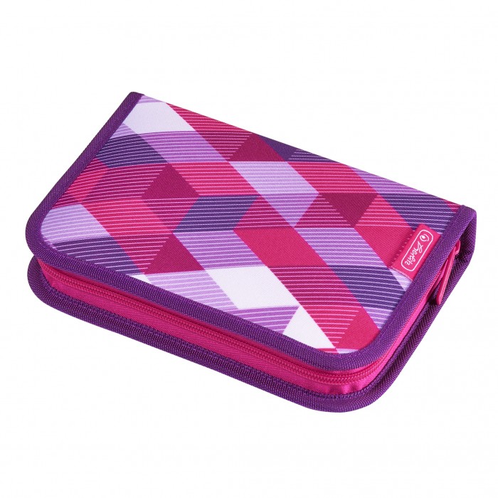 

Herlitz Пенал Pink Cubes 31 предмет, Пенал Pink Cubes 31 предмет