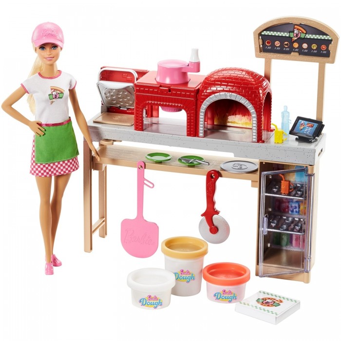 

Barbie Игровой набор Пицца-шеф, Игровой набор Пицца-шеф