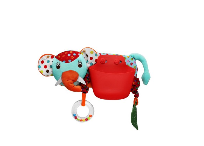 фото Подвесная игрушка uviton карман на коляску/кроватку слоник