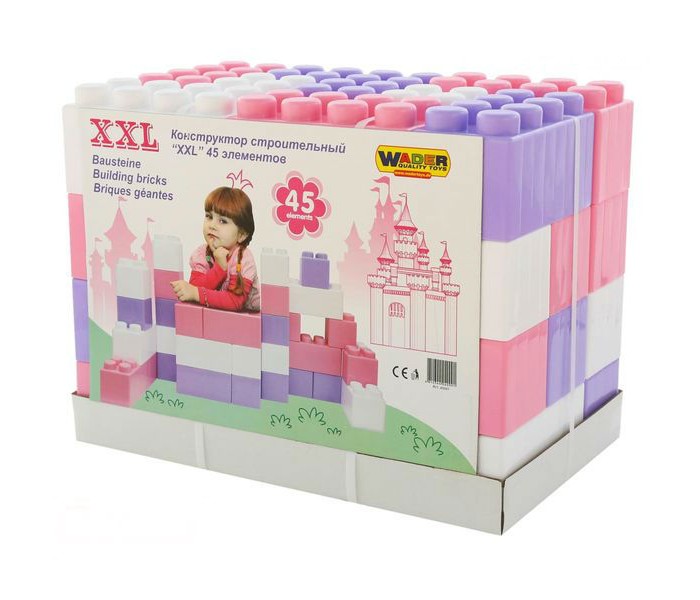 

Конструктор Wader строительный XXL (45 элементов), строительный XXL (45 элементов)