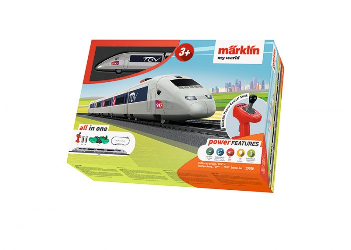 

Marklin My world Стартовый набор Скоростной поезд TGV, My world Стартовый набор Скоростной поезд TGV