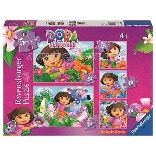 

Ravensburger Пазл 5 в 1 Дора, Пазл 5 в 1 Дора