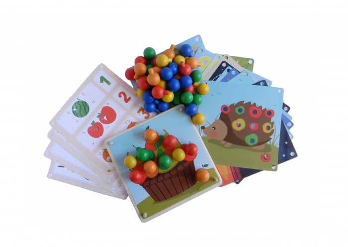 

Деревянная игрушка Raduga Kids мозаика Цвета и Цифры, мозаика Цвета и Цифры