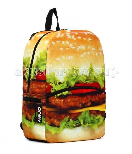 Mojo Pax Рюкзак BurgerРюкзак Burger Mojo Pax Рюкзак BurgerРюкзак BurgerРюкзак Burger Mojo Pax Вы современны, вы живете в быстром городском ритме? Тогда бургеры - ваши друзья! Значит вам понравится этот яркий рюкзак от бренда Mojo. Реалистичный бургер всегда будет вызывать улыбку и позитив. На этот невероятный принт хочется смотреть и смотреть. Поразительная реалистичность картинки создает настроение и добавляет немного романтики в образ владельца этого рюкзака. Материал - полиэстер/люминесцентная краска Размер - 43х30х16 см MOJO – это бьющая через край энергия молодости, это современный, яркий, смелый стиль для тех, кто не привык сливаться с фоном. Бренд предлагает большой выбор рюкзаков, чехлов для планшетов и ноутбуков, кошельков, наушников и других аксессуаров. Подростки и молодежь любят продукцию MOJO за поистине уникальное сочетание качества, эргономичности, удобства и стопроцентно запоминающейся «внешности». Яркие, смелые, привлекающие к себе внимание принты, современные ткани, высококлассная фурнитура, безупречное качество пошива – эти вещи будут с вами – и будут на пике популярности - ни один год! Качество MOJO давно по достоинству оценили на Западе и в Европе – бренд любят и школьники, и студенты, и взрослые любители ярких вещей и яркой жизни.<br>