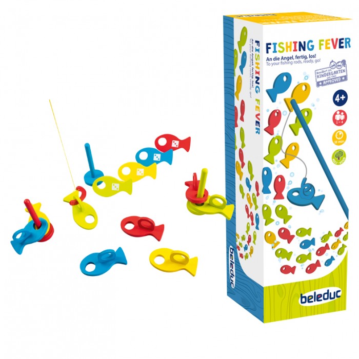 

Деревянная игрушка Beleduc Развивающая игра Рыбалка, Развивающая игра Рыбалка