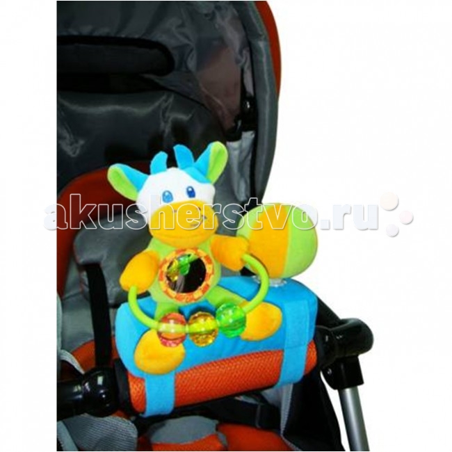 Подвесные игрушки I-Baby на коляску Коровка мобили amico развивающая игрушка подвеска мишка
