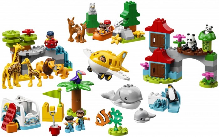 

Конструктор Lego Duplo Town Животные мира, Duplo Town Животные мира