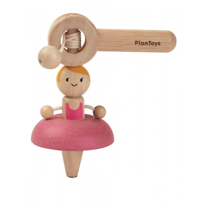 фото Деревянная игрушка plan toys волчок балерина