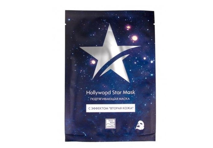 фото Beauty style подтягивающая маска с эффектом вторая кожа hollywood star mask 30 г